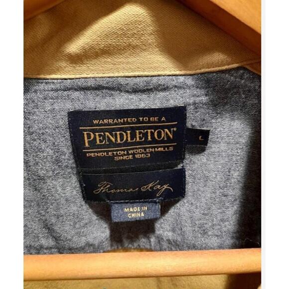 Pendleton Men's Size L Vintage Chore Jacket Workwear Cotton Canvas Button-Up - Picture 3 of 5